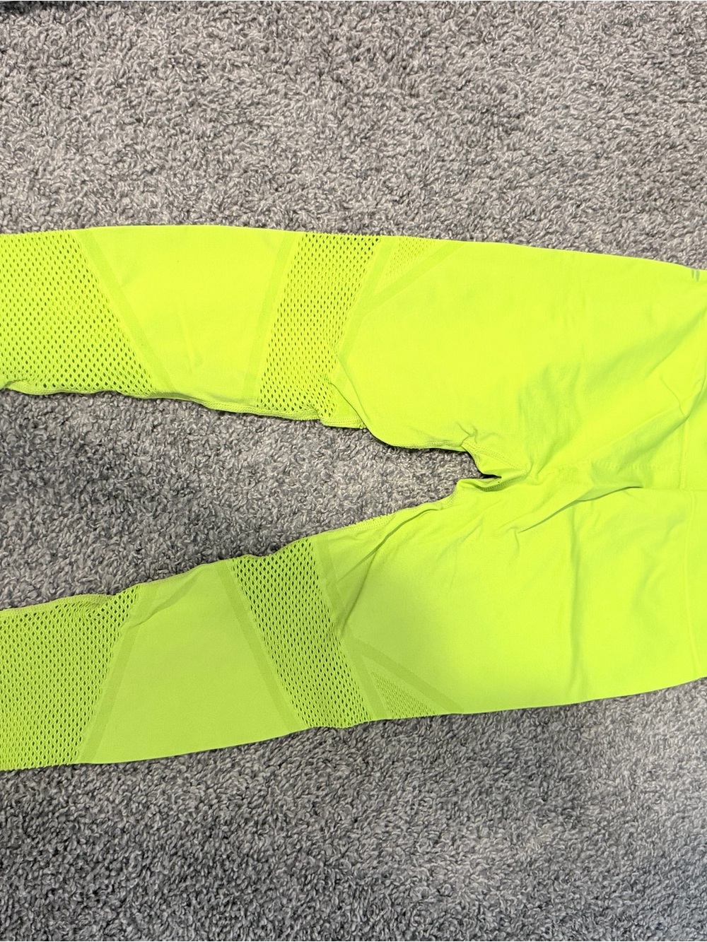 Fabletics Neon Yellow Seamless Leggings